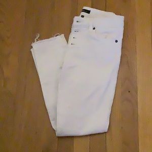 STS Blue Emma Ankle Skinny White Jeans